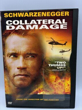 Collateral Damage DVD 2002 Arnold Schwarzenegger Warner Bros Action Thriller R